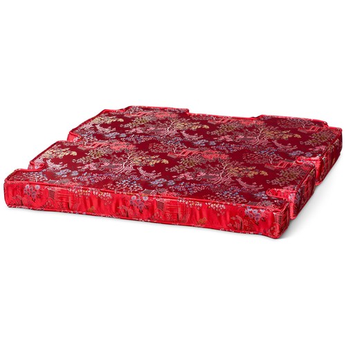 Seller red brocade - us, garden