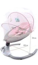 Electric Baby Swing Remote Control Baby Rocker Foldable & Portable Cradle Remote