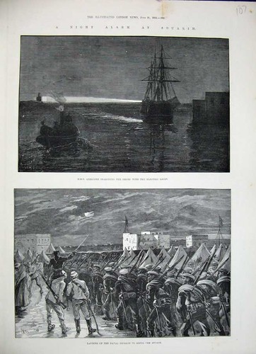Original old antique print - antique,