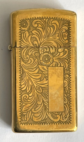 Vintage slim zippo lighter - vintage,