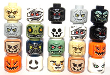 Lego 20 Minifigure Head