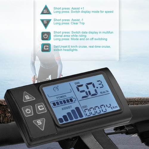 Electric bike lcd display - electric,