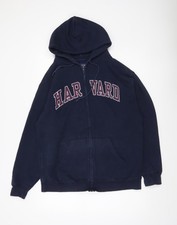 Jansport Men’s Blue Harvard Full Zip Hoodie Size L