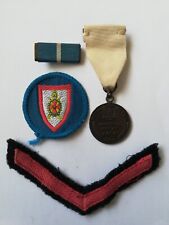 Church Lads Brigade Royal Review 1980 Medal & Patches Etc.