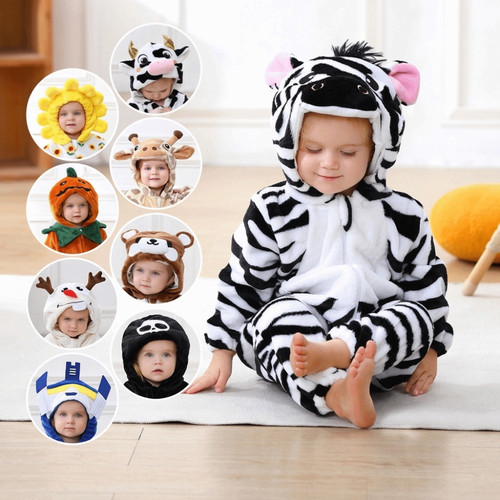 Baby jumpsuit flannel - flannel, thermal