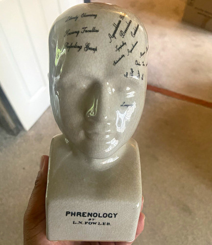 Fowler ceramic phrenology - l.n.,