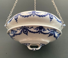 ANTIQUE 1920s Blue & White