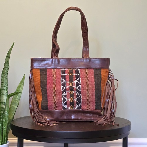 Handmade kilim handbag - kilim,