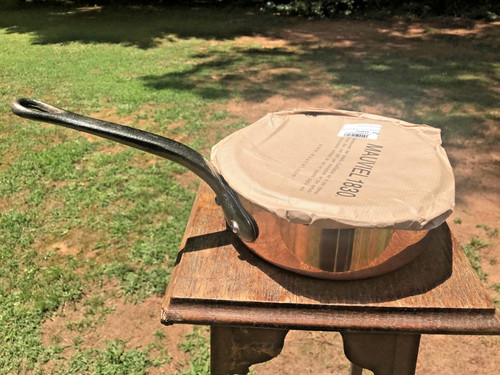 Copper french sauté pan - 8.25",