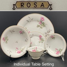 Noritake China 5460 Rosa 5pc