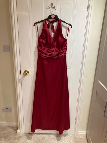New red satin - , long