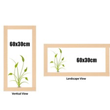 2x 60x30cm Panoramic Picture