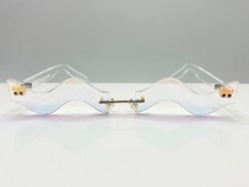 Animal Hair Wavy Glasses -
