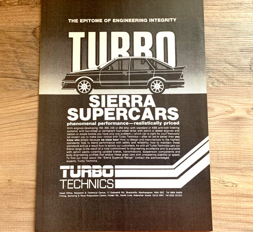 Turbo technics ford - ford, sierra