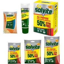 Solvite Wallpaper Paste Adhesive All Purpose Extra Strong Sizes 4.5 - 30 Roll