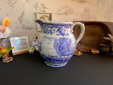 Spode Very Large Signature Collection Jug / Pitcher Rural Scenes 708/750 12.25"