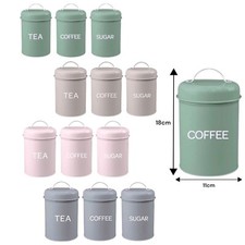 Set of 3 Canister Tea Coffee