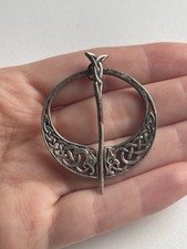 Vintage Celtic Scottish Iona Penannular Brooch