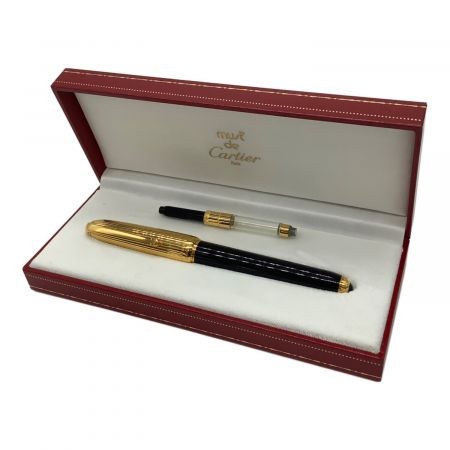 Cartier fountain pen black - cartier, pen,