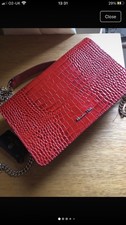 Massimo Dutti Red Leather