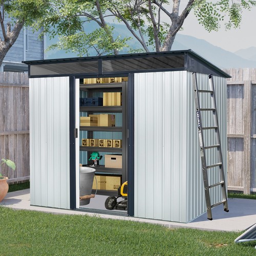 8x6ft outdoor storage - storage, shed