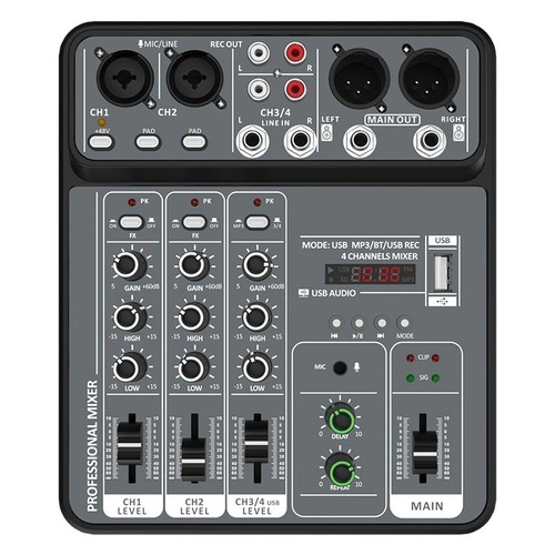 Channel audio mixer usb - audio,