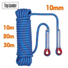 Thickened 10Mm Safety Life Rope Climbing Rope Static Rock Mountaineering Rope Ou
