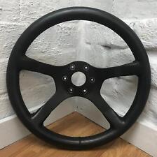 Genuine Ford RS Motorsport leather 4 spoke black leather steering wheel.  7A