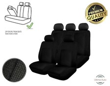 Universal Black Cloth Car Seat