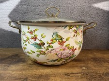 VINTAGE - Enamel Stockpot with