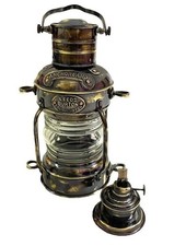 Maritime Brass Lamp | Anchor