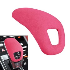 Suede Center Console Gear Shift Knob Cover Trim For Porsche Cayenne 2018-25 Pink