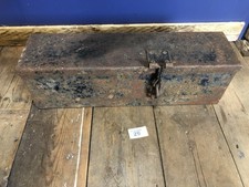 Vintage metal box tool - metal,