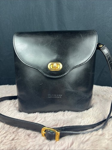 Bally vintage black leather - vintage,