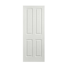 Chester White Grained 4 Panel Moulded Internal Door 1981x762mm Modern Cottage