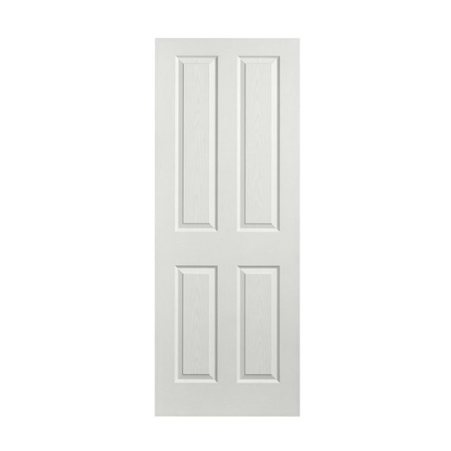 Chester white grained panel - white,