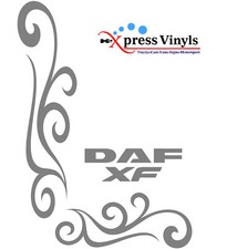 Daf window decals any - xf,