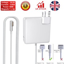 60W L-Tip AC Adapter Charger for Macbook Pro 13" A1344 A1330 A1181 A1244 2009-12