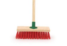 11" STIFF PVC YARD BROOM