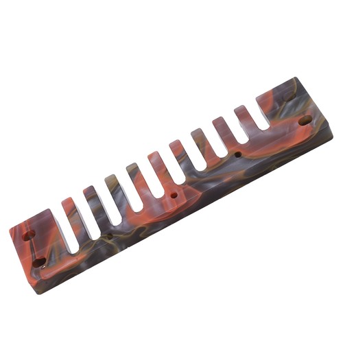 Amber harmonica comb - part, for