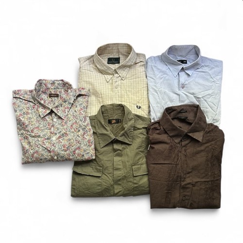 Men vintage button shirts - men's,