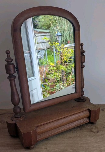 Vintage wooden dressing table - dressing,