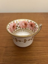 Antique Davenport Porcelain Floral Hand Painted Teacup *Hairline Crack*