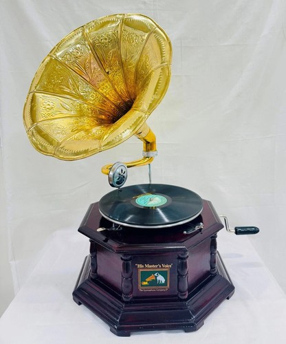 Vintage hmv gramophone fully - hmv,