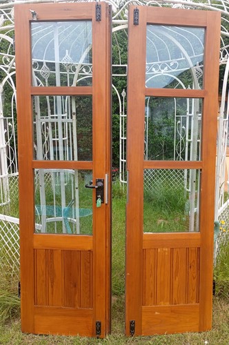 Oak double doors - oak,