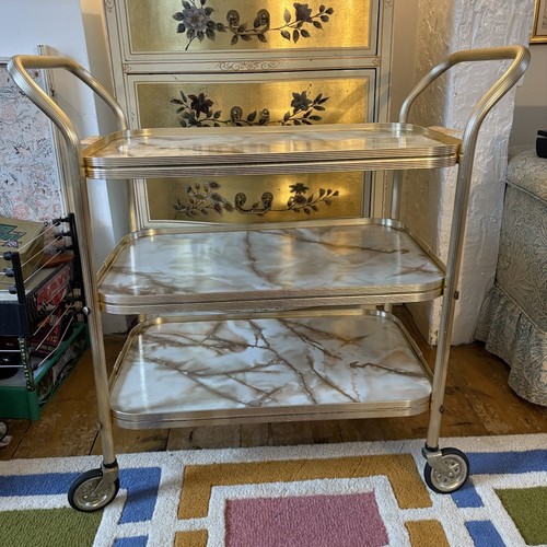 Vintage tier tea trolley - tier,