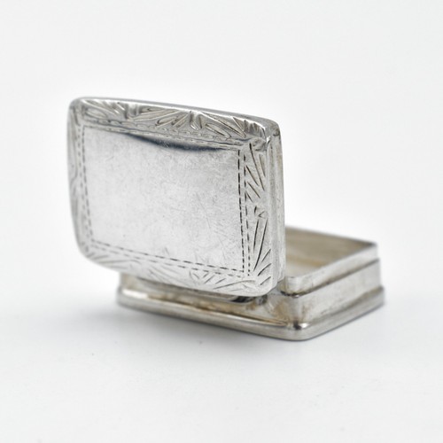 Vintage solid silver pill pot - vintage,
