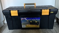 Focus Do It All Jumbo Portable Plastic Tool Box inc Mobile  Tray 66 x 29 x 25cms