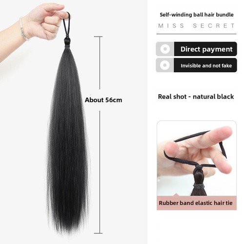 Ponytail long dip - dye,