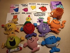 Mr Men Books Soft Toys Plastic Cup Job Lot Collection